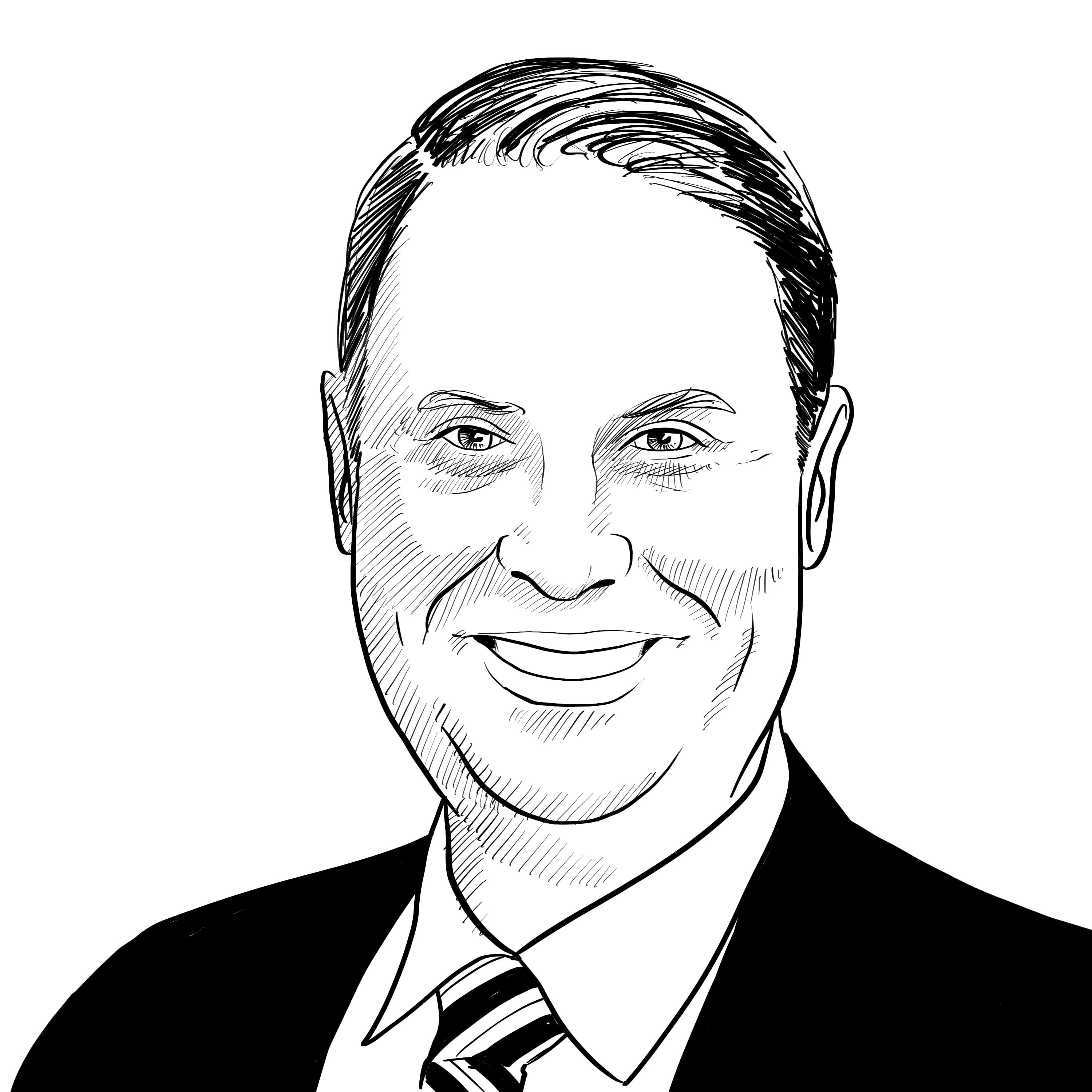 Illustration of Dan Cox